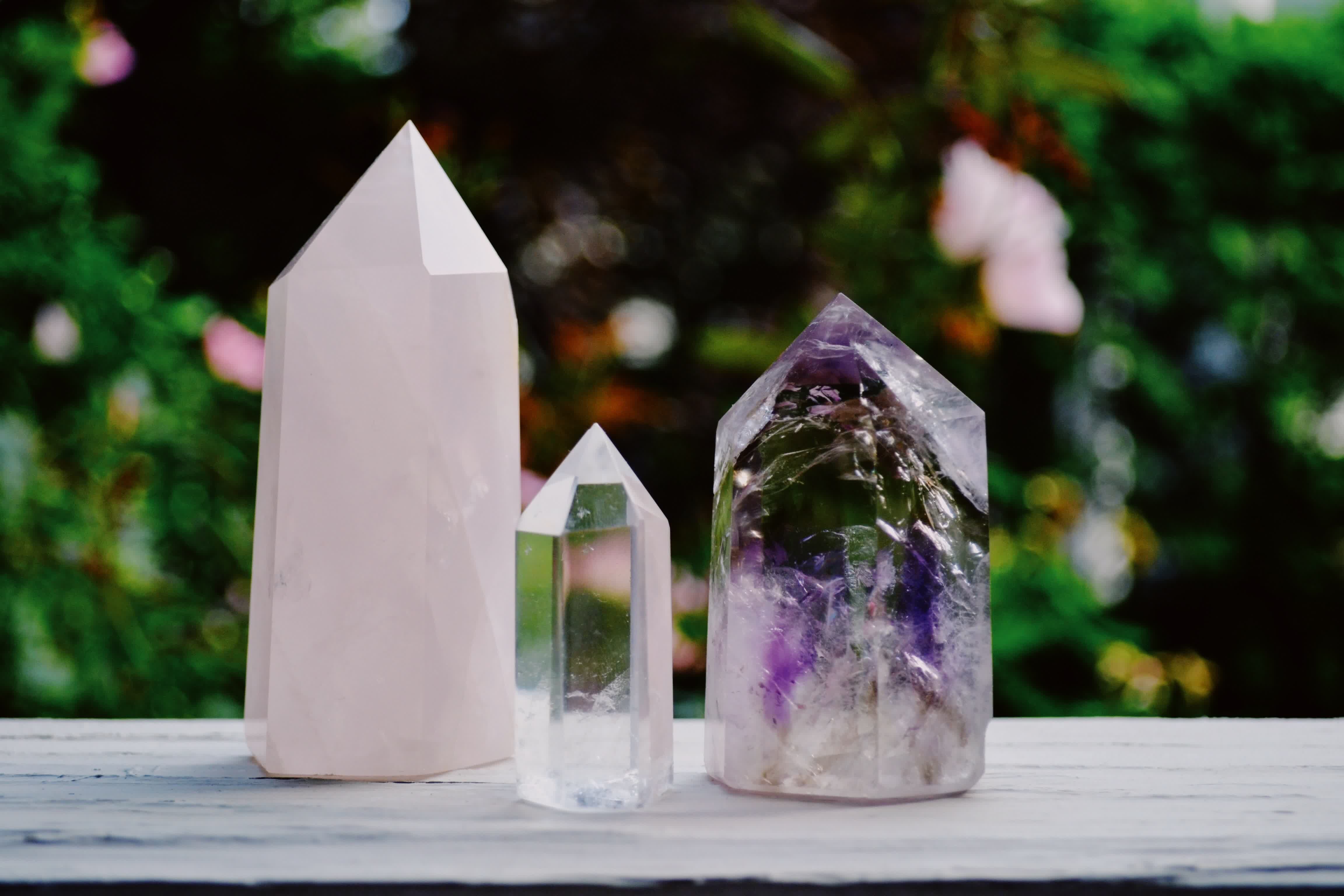 Healing crystal grid